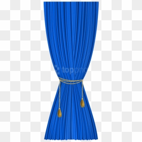 Free Png Download Blue Curtain Decorative Transparent - Blue Curtain Clipart Png, Png Download - curtain png