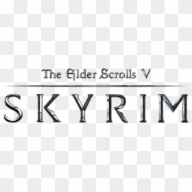 Skyrim Elder Scrolls V Png, Transparent Png - skyrim png