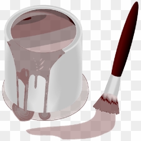 Paintbrush , Png Download - Brown Paint Brush Clip Art, Transparent Png - paintbrush png