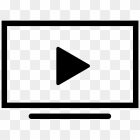 Download Television Show Button Icons Play Computer - Tv Icon Png, Transparent Png - video play button png