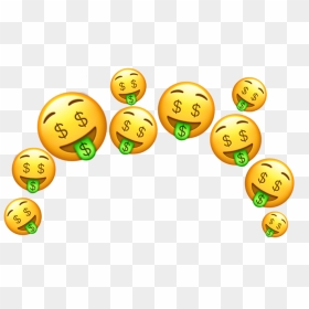 #money #moneyemoji #emoji #crown #emojicrown #random - Em Oji Crown Png, Transparent Png - money emoji png