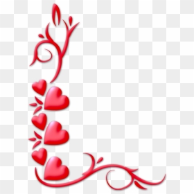 Free Valentines Day Border Png - Transparent Love Heart Border, Png Download - valentines png