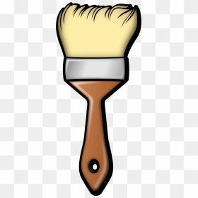 House And Paint Brush Clipart Logo Png Graphic Transparent - Paint Brush Clipart, Png Download - paintbrush png