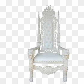 Lion Throne Chair White World Of Thrones - Queen Throne Png, Transparent Png - throne png