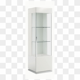 Canova 1d Left Curio Cabinet, Hg White - Shelf, HD Png Download - white rectangle png