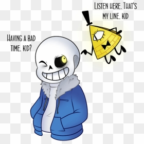 Sans And Bill By Featherletters - Sans Stronger Than You Lyrics, HD Png Download - undertale png