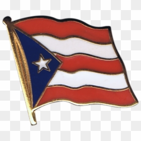 Puerto Rico Flag Pin, Badge - Draw A Simple Mexican Flag, HD Png Download - puerto rico flag png