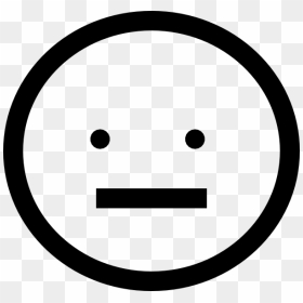 Smile So So Black Clip Art At Clker Com Vector Clip - Circle, HD Png Download - angry emoji png