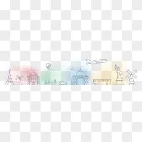 Zoho Invoice For Travel & Tourism Industry - Sketch, HD Png Download - travel png