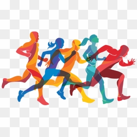 Running Towards A Goal , Png Download - Vector People Running Png, Transparent Png - running png