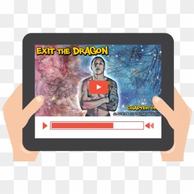 Transparent Exit Button Png - Create Social Media Videos, Png Download - video play button png