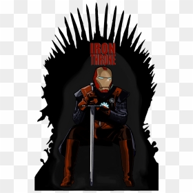 Game Of Thrones Chair Png Picture - House Stark Iron Man Png, Transparent Png - throne png