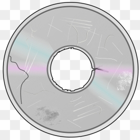 Cd Damaged Clipart, HD Png Download - scratches png