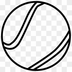 Line Art, HD Png Download - tennis ball png