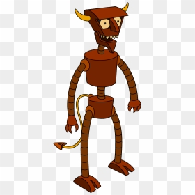 Devil Robot From Futurama, HD Png Download - devil png