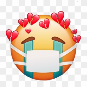 #emoji #png #heartbroken #sad #sademoji - Emoji Iphone Png Bunga, Transparent Png - sad emoji png