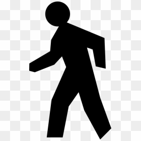 Clip Art Stick Figure Walking, HD Png Download - person walking png