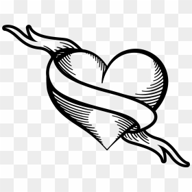 Heart Tattoo Png, Transparent Png - tattoos png