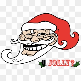 Meme Clipart Troll - Santa Troll Face Png, Transparent Png - troll png