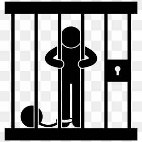Prison Clipart Bail - Jail Icon Png, Transparent Png - prison bars png