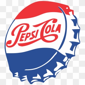 Vintage Pepsi Cap Clipart Clip Arts - Pepsi Cola Logo 1950, HD Png Download - pepsi png