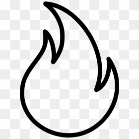 Flame Icon Png - Fire Outline Png, Transparent Png - fire icon png
