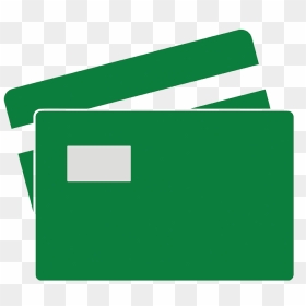 Green Cards Icon - Credit Card Png Green, Transparent Png - credit card png