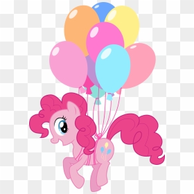 My Little Pony Birthday Clipart Svg Royalty Free Stock - My Little Pony Pinkie Pie Balloons, HD Png Download - my little pony png