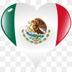 Heart Mexico Clip Arts - Mexico Flag Heart Png, Transparent Png - mexico png