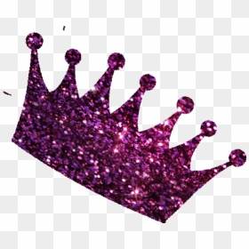 Library Of Pink Glitter Crown Vector Transparent Download - Glitter Crown Transparent Background, HD Png Download - crown vector png