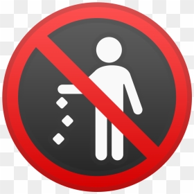 No Littering Icon - No Littering Sign Png, Transparent Png - no symbol png