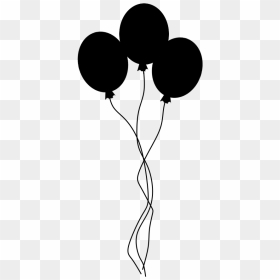 Globos Tumblr Png Clipart , Png Download - Balloon Clipart Black, Transparent Png - globos png