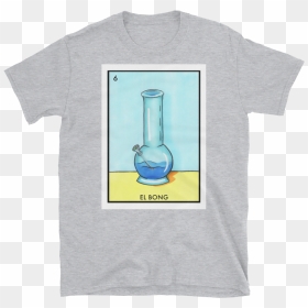El Bong Png Printfile Front Mockup Front Flat Sport, Transparent Png - bong png