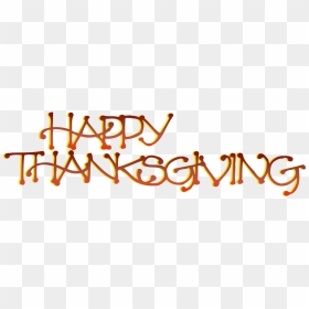 Happy Thanksgiving Words Clipart Clipart Black And - Thanksgiving Word Clipart, HD Png Download - happy thanksgiving png