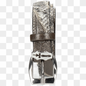 Belts Linda 2 Fermont Gunmetal Snake Black White Hairon - Belt, HD Png Download - stripes png
