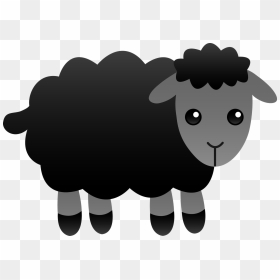 Baa Baa Black Sheep Png Image Clipart - Cute Black Sheep Clipart, Transparent Png - sheep png