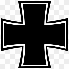 Iron Cross Christian Cross Sticker Cruz Negra Car - White Supremacist Cross Tattoo Us, HD Png Download - cruz png