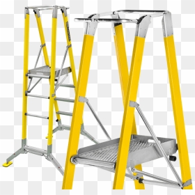 Branach Ladder - Escaleras Con Plataformas De Trabajo, HD Png Download - ladder png
