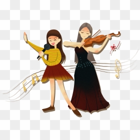 Cool Girl Violin Png - Clip Art, Transparent Png - violin png