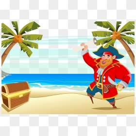 Palm Clipart Pirate - Piracy, HD Png Download - pirate png