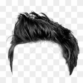 Male Wig Png - Male Black Hair Png, Transparent Png - wig png