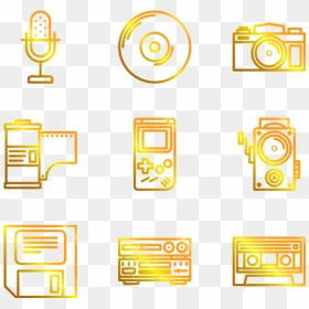 Retro Music Png - Music Icons Vintage, Transparent Png - music icon png