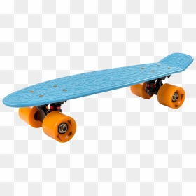 22 - Mini Skateboard Blue And Orange, HD Png Download - skateboard png