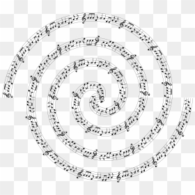 Music Note Spiral Png , Png Download - Music Notes Spiral Png, Transparent Png - spiral png