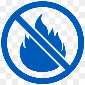 No Fire Icon Clipart , Png Download - Flame Silhouette, Transparent Png - fire icon png