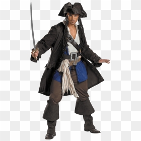 Pirates Of The Caribbean Costumes Jack Sparrow, HD Png Download - pirate png