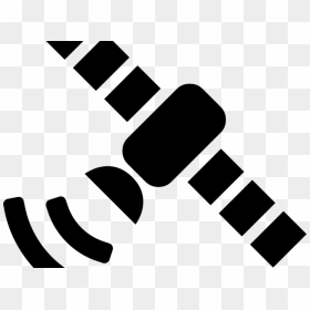 Satellite Clipart Black And White - Transparent Satellite Icon, HD Png Download - satellite png