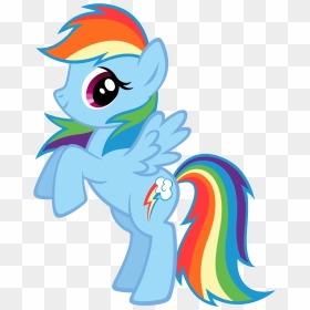 Rainbow Dash Rarity My Little Pony - Rainbow Dash My Little Pony Characters, HD Png Download - my little pony png