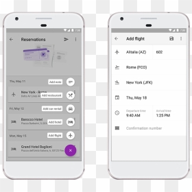 Google Trips Static Post 0000 Blog Post - Google Trips Add Reservation, HD Png Download - static png