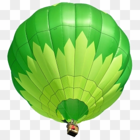 Green Hot Air Balloon Png Watercolor - Hot Air Balloon Clipart Green, Transparent Png - hot air balloon png